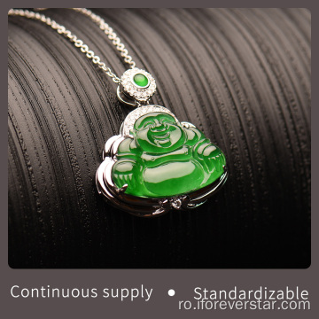 Buddha de jade de jade de jade de înaltă calitate rafinată